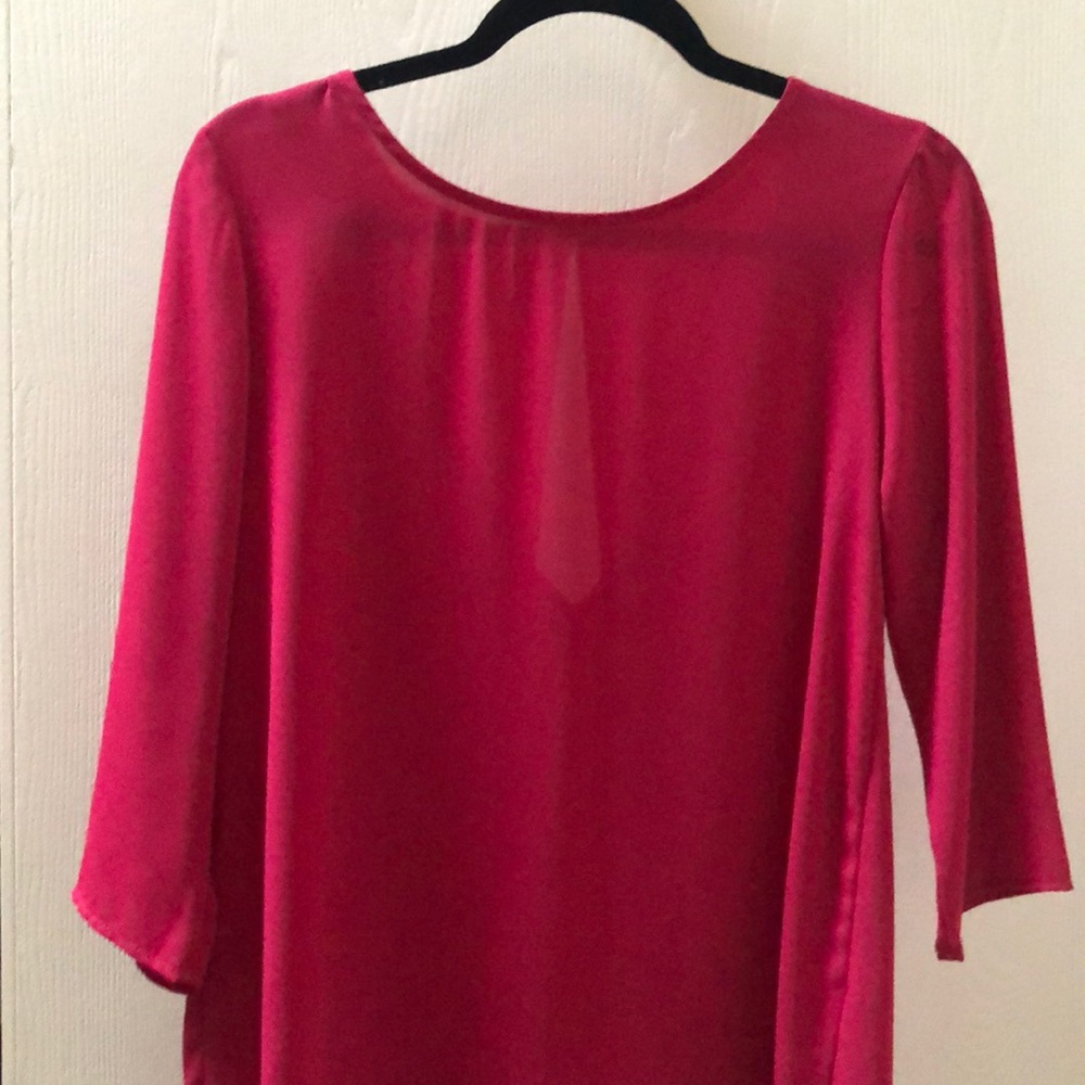 Deep pink/fuchsia blouse